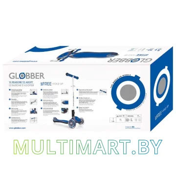 Самокат Globber Elite S (синий) картинка 7
